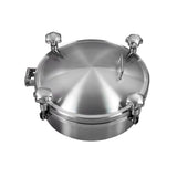 Stainless Steel 304 316L  Manhole Cover Manway Door For Milk Tank Hygienic manhole cover