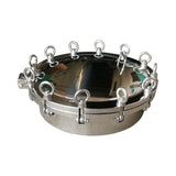 Stainless Steel 304 316L  Manhole Cover Manway Door For Milk Tank Hygienic manhole cover