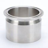 Jianshun Stainless Steel 304/316L Sanitary Weld Ferrule ISO SMS DIN Tri Clamp PTFE Durable Pipe Fitting