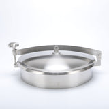 CNJS Stainless Steel 304/316L Food Grade Circular Manhole Cover Pressure Free and Fabrication Services Grade